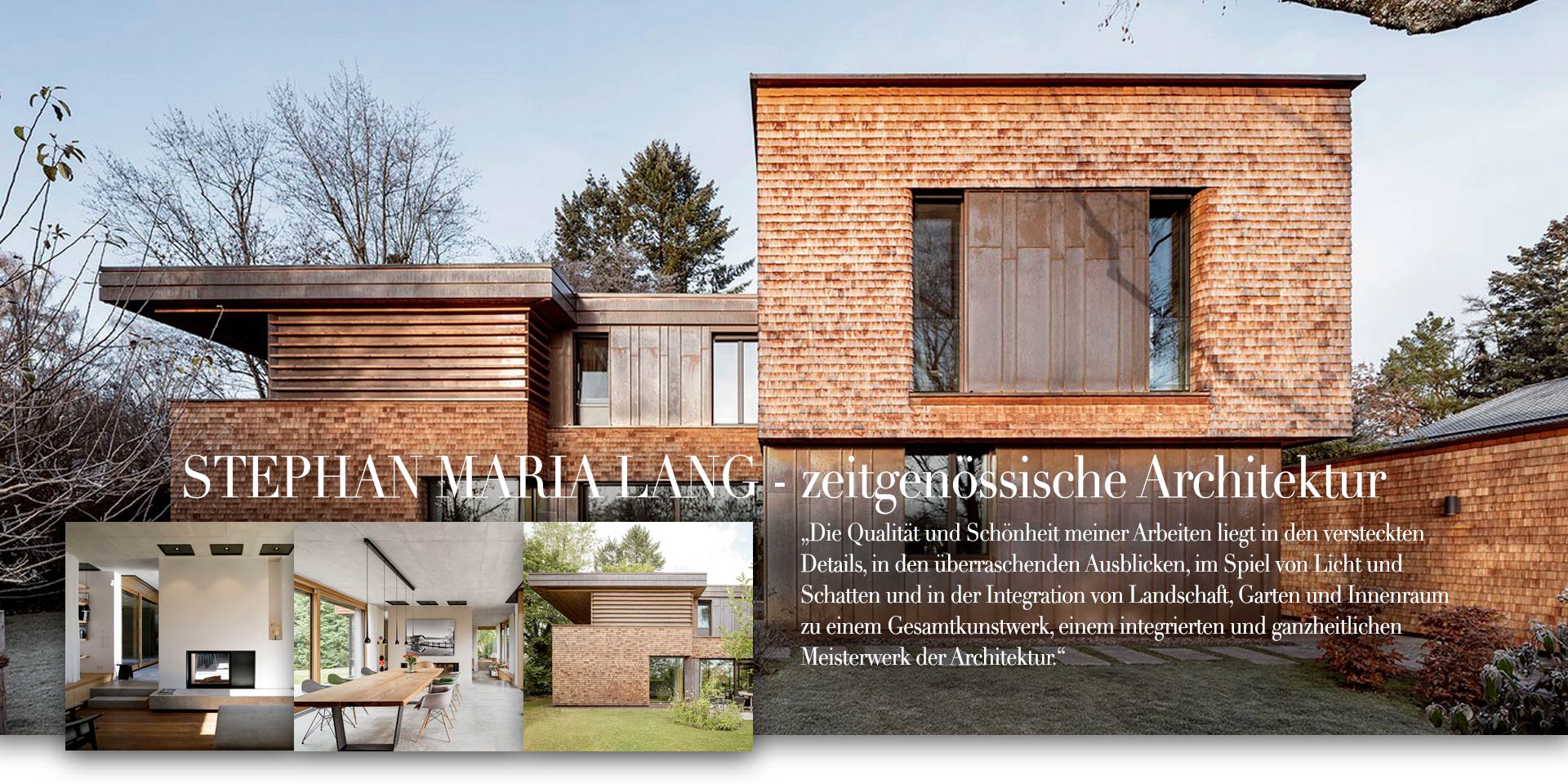 Architekt in München für exklusive Villa · Stephan Maria Lang