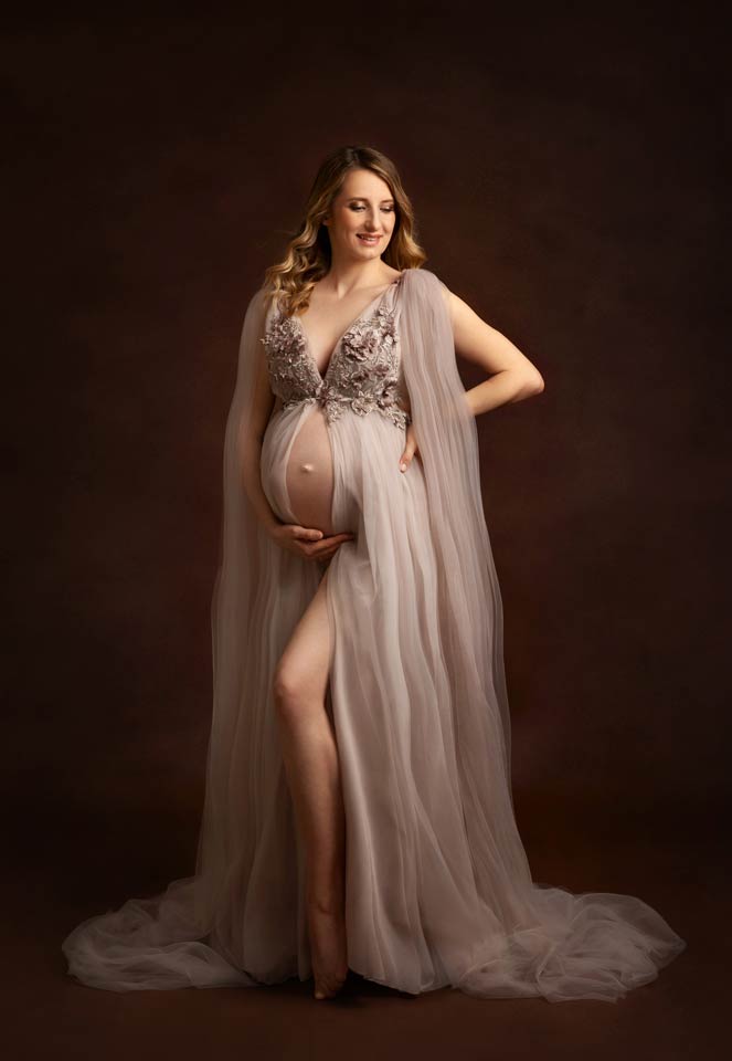 Babybauchshooting Fine Art mit der Münchner Fotografin Anne Deml - Fotokunst