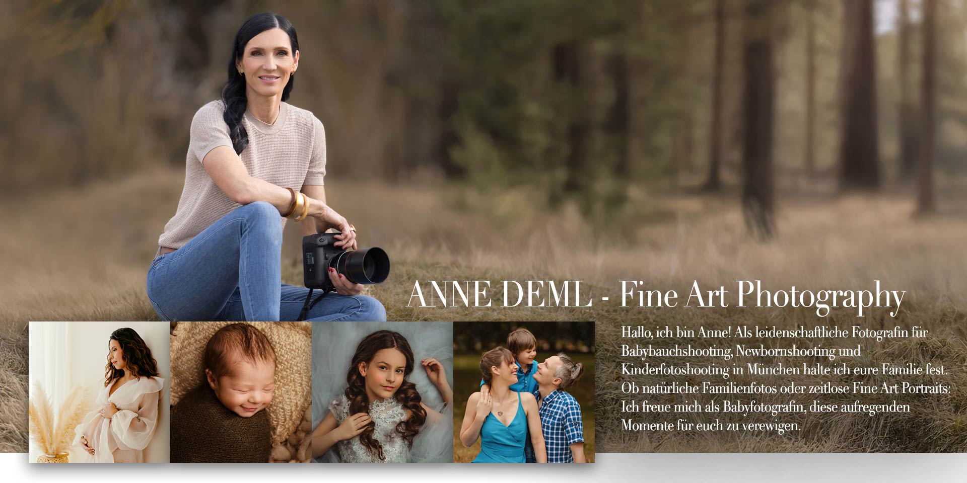 Familienfotoshootings, Babybauchshooting, Baby Fotos und Newbornshooting von Anne Deml München