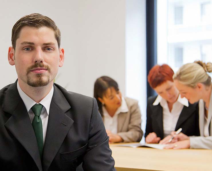 Business Portrait Businessfoto mit dem Architekten Stephan Maria Lang in München