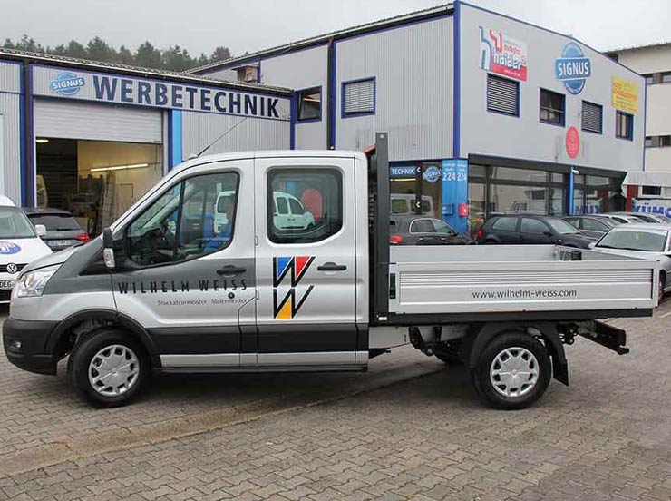  Fahrzeugbeschriftung für LKW von Signus Werbetechnik in Deggendorf für Regensburg, Straubing 