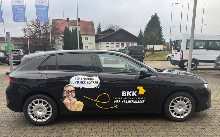Fahrzeugbeschriftung in München - Bilder von Signus Werbetechnik 