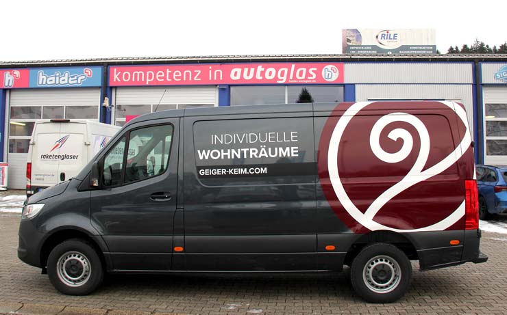 Fahrzeugbeschriftung in München - Bilder von Signus Werbetechnik 