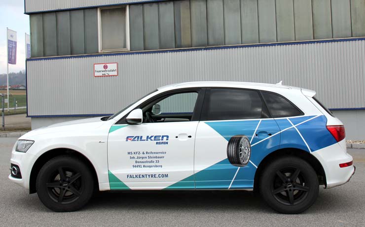 Fahrzeugbeschriftung im Raum Regensburg Landshut Passau - Bilder von Signus Werbetechnik 