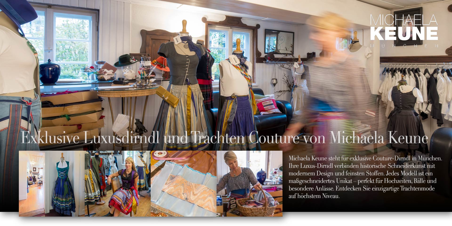 Luxus Dirndl – exklusive Dirndl von Michaela Keune