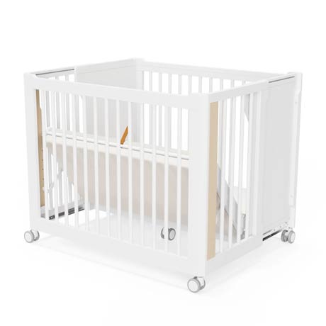 Engel & Bengel präsentiert NAOLIMA MoveMi® das wandelbare Babybett Wood