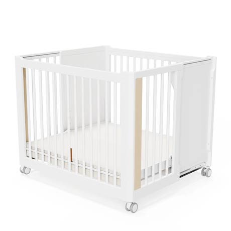 Engel & Bengel präsentiert NAOLIMA MoveMi® das wandelbare Babybett Wood