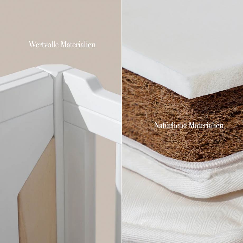 Engel & Bengel präsentiert NAOLIMA MoveMi® das wandelbare Babybett Wood