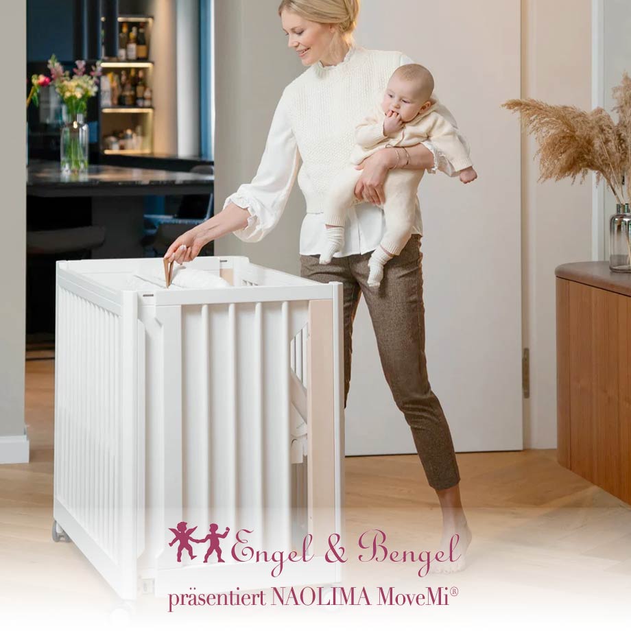 Engel & Bengel präsentiert NAOLIMA MoveMi® das wandelbare Babybett