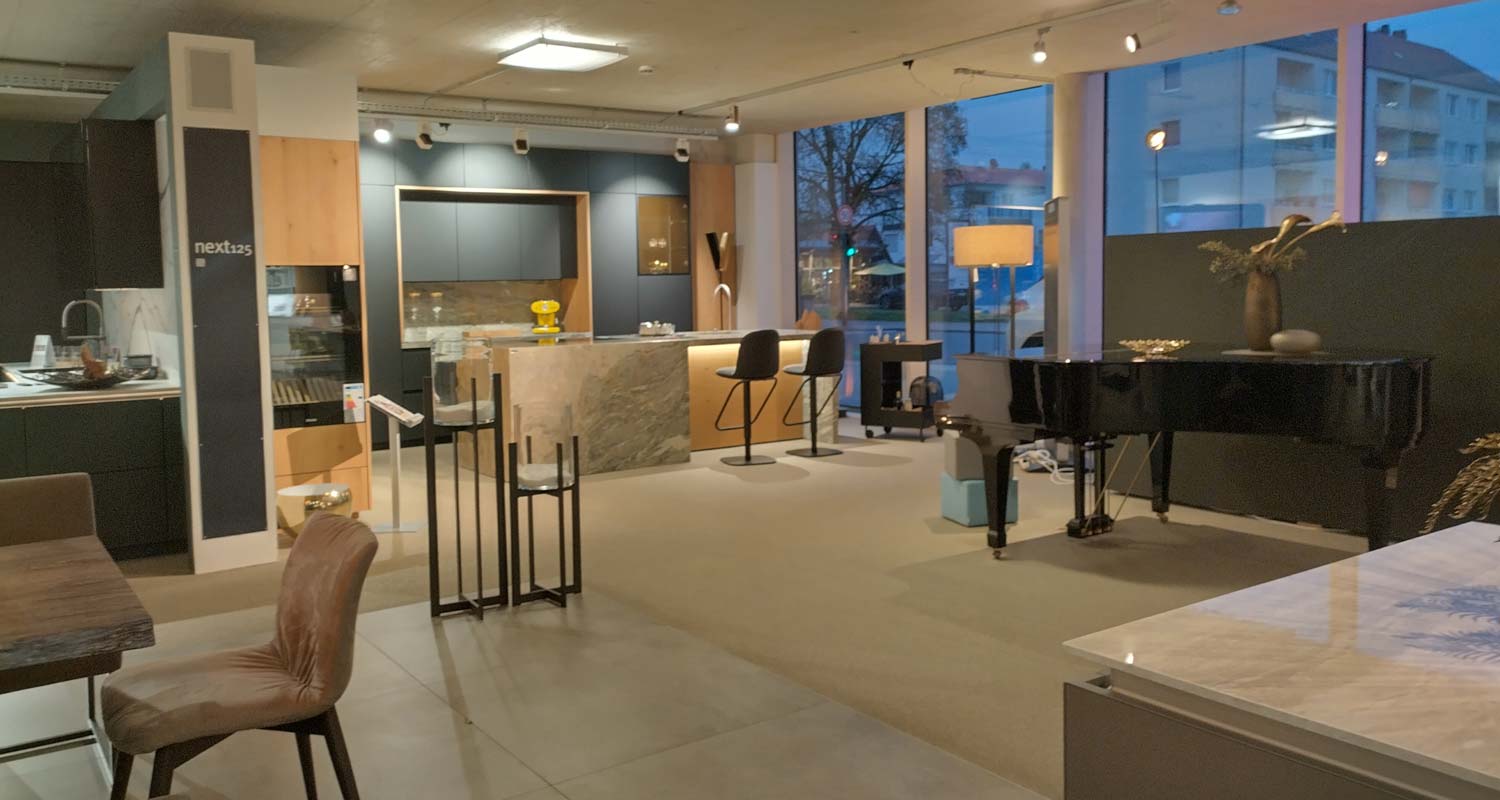 Design von NEUBIGS KÜCHEN, dem exklusiven Küchenstudio in Lauf bei Nürnberg