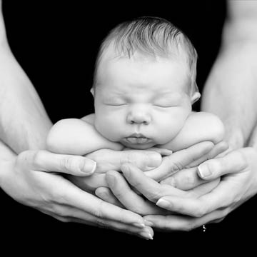 Neugeborenenshooting Newbornshooting in München · von der Fotografin Marion Hogl