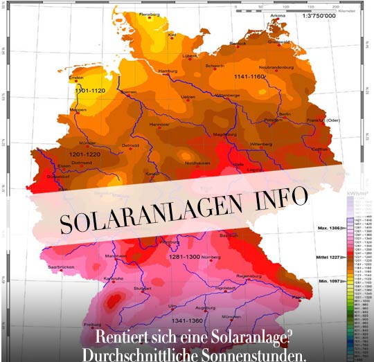 SEOTORIAL ... Sonnenstunden - der wichtige Faktor für Solaranlagen Photovoltaikanlagen